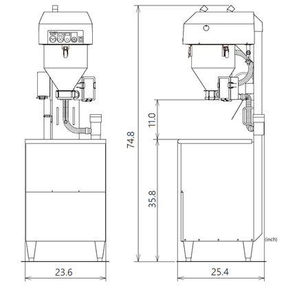 RM-401AG-UL Ricemini Automatic Rice Washing Machine