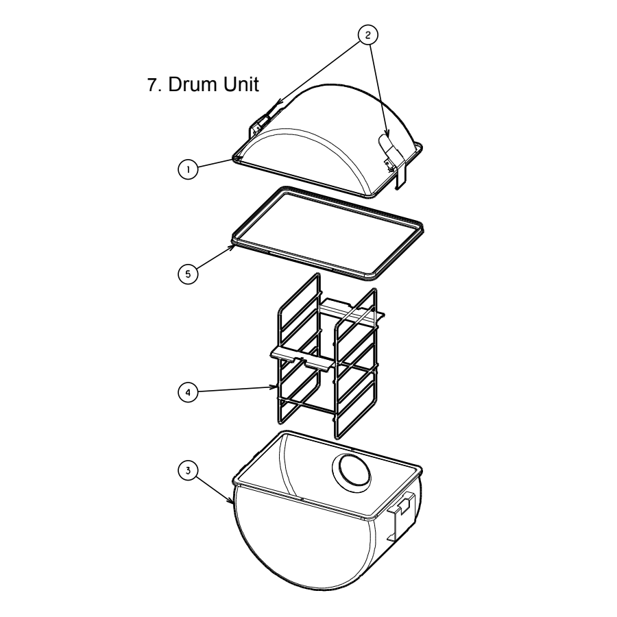Part - Drum Unit Packing Gasket for MCR-SSC Sharikka Rice Mixer